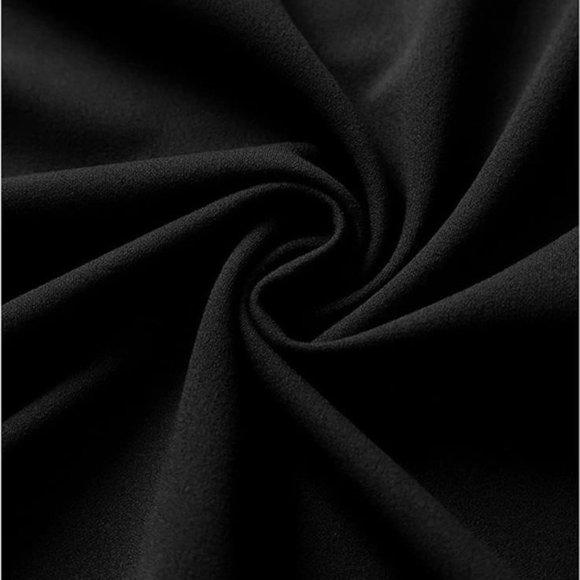 2X 3X Plus Size Curvy Cocktail Bridesmaid Church Funeral Flare Slimming Dress - Picture 5 of 10